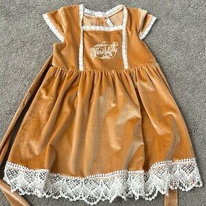 4T velvet fawn dress